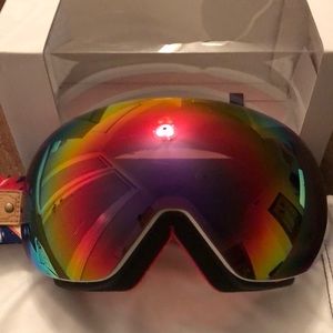 Snowboarding goggles